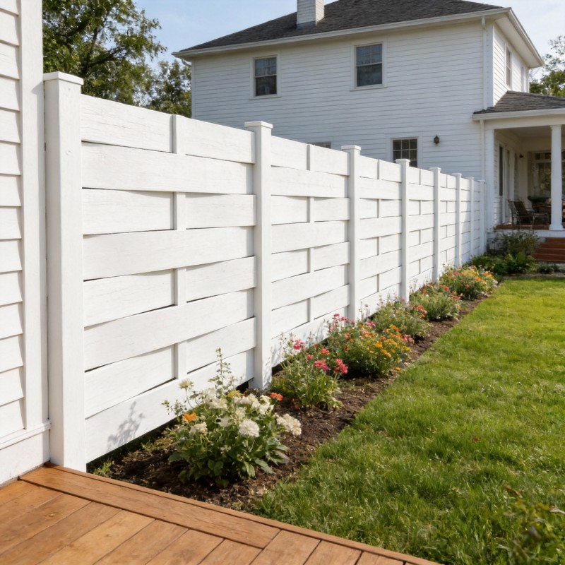 Woven privacy fence